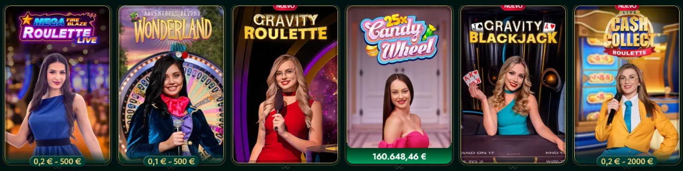 Casino en vivo Cashed casino